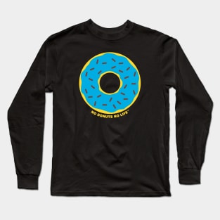 Blue Donut Long Sleeve T-Shirt